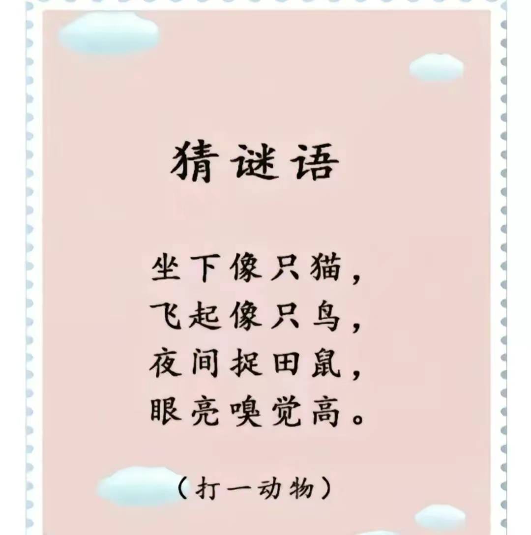 首发资讯（独有干秋）打一动物谜底